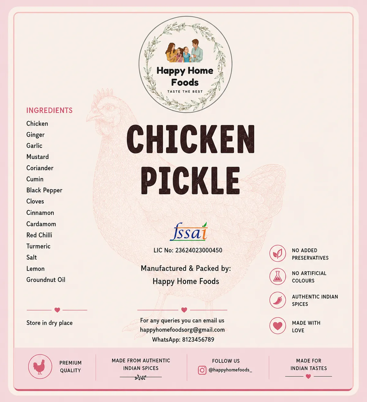 Product label