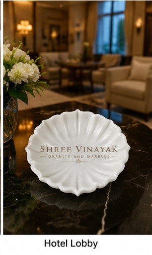 Premium White Marble Astkon Urli Bowl for Home Decor & Festive Decoration - 10